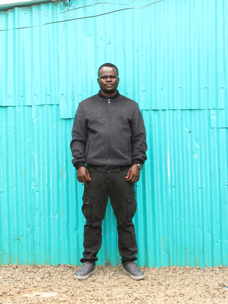 Dalmas Oyugi before the Soma Nuru School